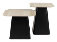 ZILT Bijzettafel 'Capricia' Keramiek, Set van 2 stuks - thumbnail