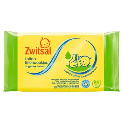 Zwitsal Billlendoekjes Lotion 65 stuks