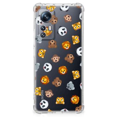 Doorzichtige Silicone Hoesje voor Xiaomi 12 | 12x Dieren Emojis Doorzichtige Silicone Hoesje voor Xiaomi 12 | 12x Dieren Emojis
