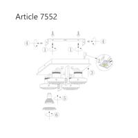 Steinhauer OpbouwspotQuatro 4-lichts - 7552ZW - thumbnail