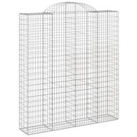 Schanskorven 13 st gewelfd 200x50x220/240 cm ijzer - thumbnail