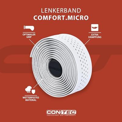 CONTEC stuurlint "comfort.micro" ct bar tape comfort.micro 200mm white