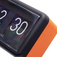 NeXtime NE-5228OR Flipklok 18x10x7 cm Oranje/Zwart - thumbnail