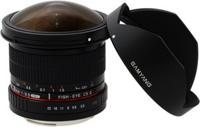 SAMYANG 7616 Fisheye II DSLR Canon F 3.5/8 mm focuslens, zwart - thumbnail