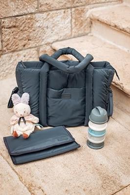 Luiertas Parijs Puffy BEABA gemêleerd grijs