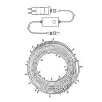 Nedis SmartLife Decoratieve LED lichtslang iOS/Android 20 meter | 400 LED's - thumbnail
