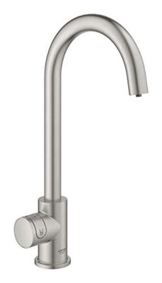 Bruisendwater Keukenkraan GROHE Blue Home Mono Starterkit Chilled en Sparkling Water C Uitloop Chroom