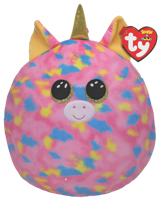 TY Squish A Boos Knuffelkussen Eenhoorn Fantasia 31 cm - thumbnail
