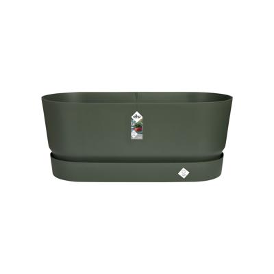 Elho greenville terrace trough 60 wheels leaf green Elho greenville terrace trough 60 wheels leaf green