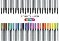 Fineliner pentel pointliner s40-b fijn rood - thumbnail