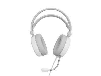 Genesis Hoofdtelefoon met microfoon Neon 613, wit, meerkleurig
