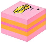Post-it Notes mini kubus, 400 vel, ft 51 x 51 mm, roze - thumbnail