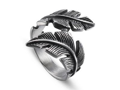Lucifer's Luxury unisex ring Feather 20.5 mm Lucifer's Luxury unisex ring Feather 20.5 mm