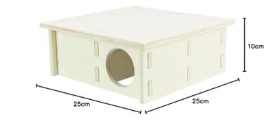 Huisje Trixie 25 × 10 × 25 CM - thumbnail
