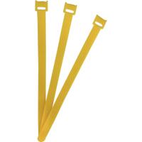 FASTECH® Klittenband kabelbinder Om te bundelen Haak- en lusdeel (l x b) 250 mm x 13 mm Geel 100 stuk(s) - thumbnail