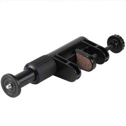 Walimex pro KX-20 Statief klem - klemstatief, flitsklem, aluminium, met uittrekbare middenkolom 12,5-20 cm, voor camera, ledverlichting, houder voor statief, buis, plaat, tafel