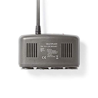 Universal DC Power Adapters - Auto-Adapter - 120 W - Ingangsvoltage: 12 V DC - 12 V DC - Maximale uitgangsstroom per poort: 4.0 A - Zwart