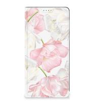 Motorola Moto E13 4G Smart Cover Lovely Flowers - thumbnail