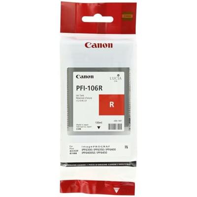 Canon Inktcartridge PFI-106 R Origineel Rood 6627B001 Canon Inktcartridge PFI-106 R Origineel Rood 6627B001
