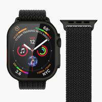 Vonmählen Woven Loop For Apple Watch 44 - 45 - 46 - 49mm One Size All Black - thumbnail