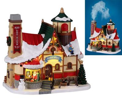 Santa'S Chalet With 4.5V Adaptor Kerst LEMAX - Lemax