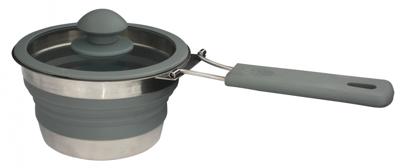 Eurotrail Opvouwbare Steelpan + Deksel 1L