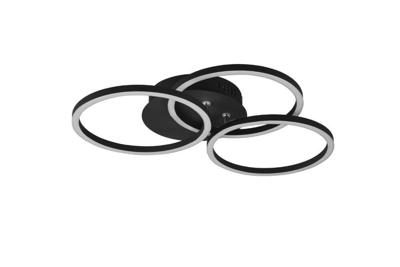 Trio PlafonnièreCircle 3-rings zwart - R62823132