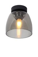 Lucide TYLER - Plafonnière Badkamer - Ø 16,1 cm - 1xG9 - IP44 - Zwart - thumbnail
