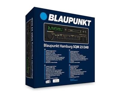 Blaupunkt Hamburg SQM 23 DAB Autoradio enkel DIN DAB+ tuner, Retrodesign, Aansluiting voor stuurbediening, Bluetooth handsfree Blaupunkt Hamburg SQM 23 DAB Autoradio enkel DIN DAB+ tuner, Retrodesign, Aansluiting voor stuurbediening, Bluetooth handsfree