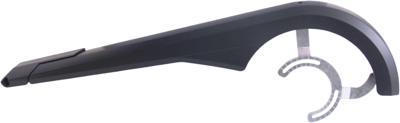 Hesling Kettingscherm velo 42-46t zwart 51 x 10 cm