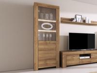 Kolomkast SKYLINE 1 deur riviera eik - thumbnail