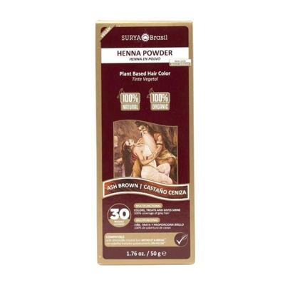 Surya Brasil Henna haarverf poeder as bruin 50 Gram