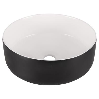 Waskom Differnz Mira 12x36 cm Zwart/Wit