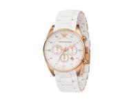 Emporio Armani AR5920 sport wit en Rosegoud dameshorloge - thumbnail