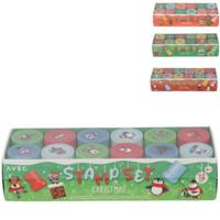 Stempel Christmas 4 assorti set van 12 | 48 stuks - thumbnail