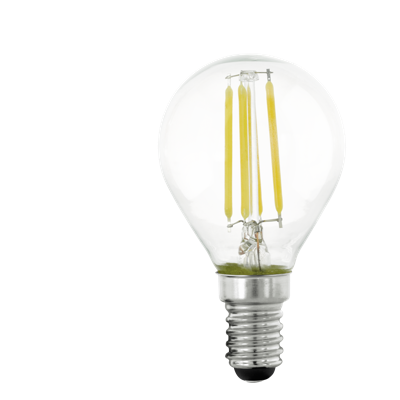 Lichtbron filament E14 kogel 470LM stepdimming