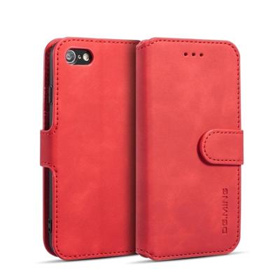 iPhone 7 & 8 horizontaal PU leren DG. MING Flip Hoesje met opbergruimte voor pinpassen & geld (rood) iPhone 7 & 8 horizontaal PU leren DG. MING Flip Hoesje met opbergruimte voor pinpassen & geld (rood)