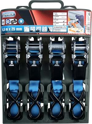 Connex Set 4 Spanriemen 4.5M Ratel 500Kg - DY270643 Connex Set 4 Spanriemen 4.5M Ratel 500Kg - DY270643