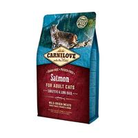 Carnilove Carnilove Zalm Sensitive & Long Hair droogvoer voor katten, 400 g, 4 x 100 g, Totaal gewicht: 400 g - thumbnail