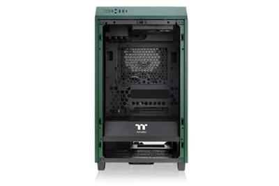 Thermaltake The Tower 200 Mini-tower PC-behuizing Racing-groen 2 voorgeïnstalleerde ventilators, Zijvenster, Stoffilter