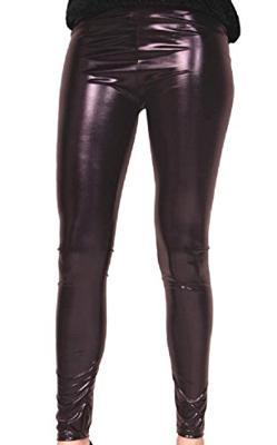 Legging metallic zwart