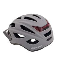 Polisport helm city go mat grijs charcoal m 54-59cm - thumbnail