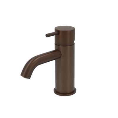 Wastafelmengkraan Hotbath Cobber 1-hendel Gebogen 14.3 cm Living Colour Verouderd Messing Living Colours