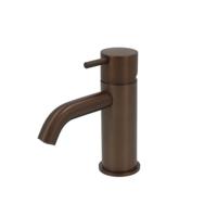 Wastafelmengkraan Hotbath Cobber 1-hendel Gebogen 14.3 cm Living Colour Verouderd Messing Living Colours - thumbnail