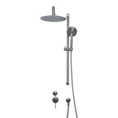 Beldeaux 2000 RVS regendouche met mengkraan en handdouche Beldeaux 2000 RVS regendouche met mengkraan en handdouche