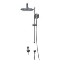 Beldeaux 2000 RVS regendouche met mengkraan en handdouche - thumbnail