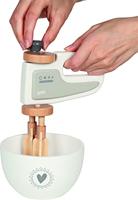 Goki houten handmixer met kom, 2ldg. - thumbnail