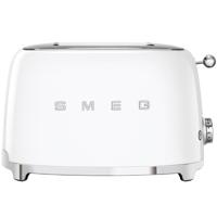 Smeg TSF01WHMEU broodrooster 2x2, mat wit - thumbnail
