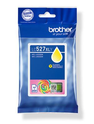 Brother LC527XLY inktcartridge 1 stuk(s) Origineel Hoog (XL) rendement Geel - thumbnail