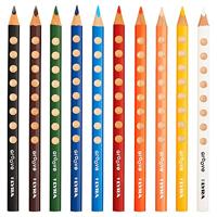 Lyra Groove kleurpotloden, l: 18 cm, vulling 4.25 mm, diverse kleuren, 10 stuk/ 1 doos - thumbnail